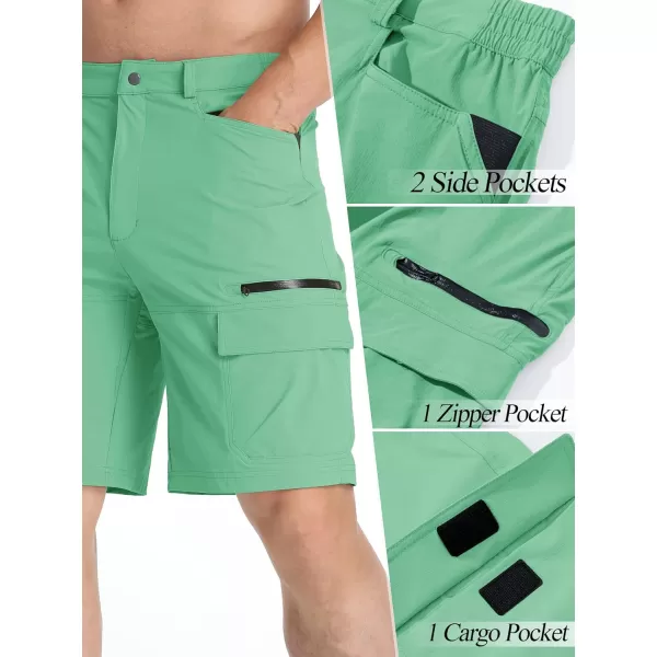 TACVASEN Men's Summer Outdoor Shorts Quick Dry Cargo Casual Hiking Shorts