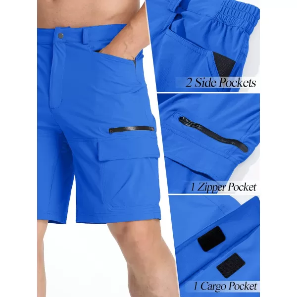 TACVASEN Men's Summer Outdoor Shorts Quick Dry Cargo Casual Hiking Shorts