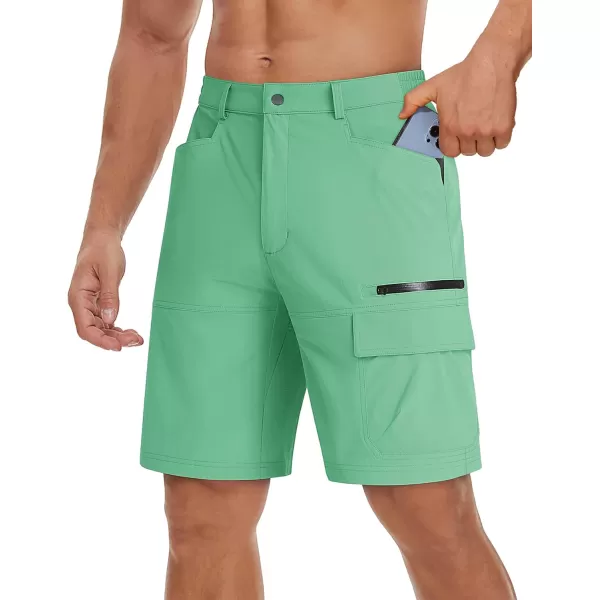 TACVASEN Men's Summer Outdoor Shorts Quick Dry Cargo Casual Hiking Shorts