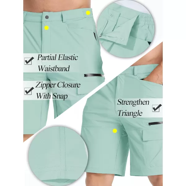 TACVASEN Men's Summer Outdoor Shorts Quick Dry Cargo Casual Hiking Shorts
