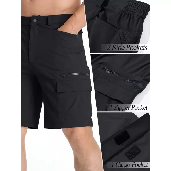 TACVASEN Men's Summer Outdoor Shorts Quick Dry Cargo Casual Hiking Shorts
