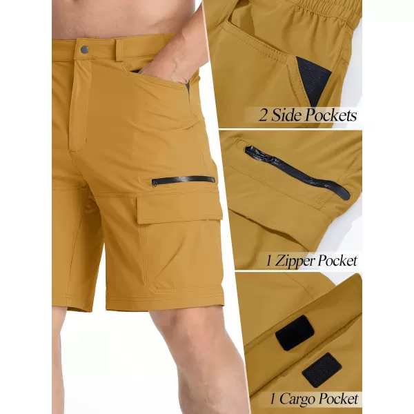 TACVASEN Men's Summer Outdoor Shorts Quick Dry Cargo Casual Hiking Shorts