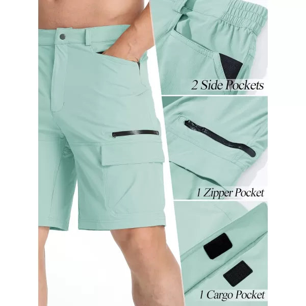 TACVASEN Men's Summer Outdoor Shorts Quick Dry Cargo Casual Hiking Shorts