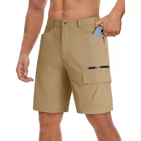 TACVASEN Men's Summer Outdoor Shorts Quick Dry Cargo Casual Hiking Shorts