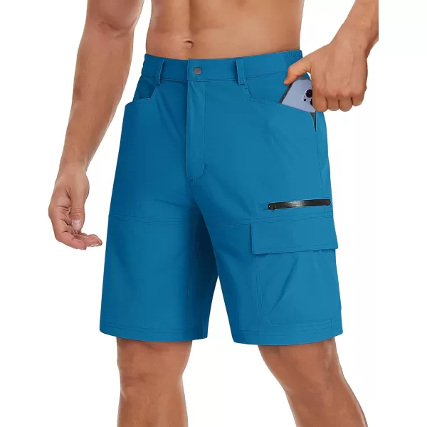 TACVASEN Men's Summer Outdoor Shorts Quick Dry Cargo Casual Hiking Shorts