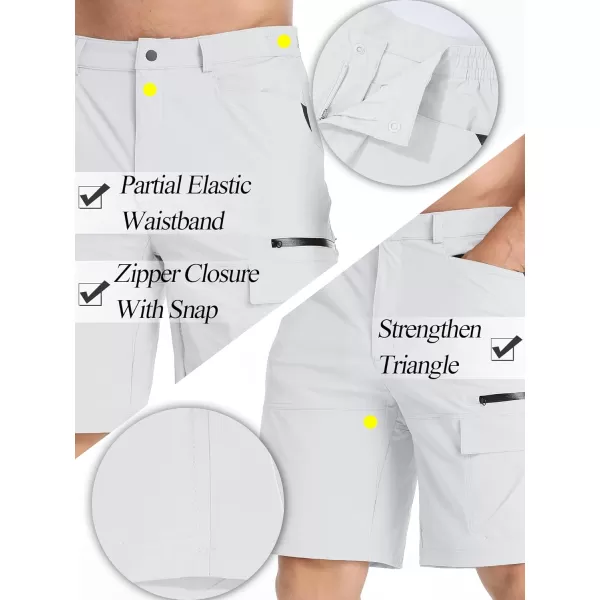 TACVASEN Men's Summer Outdoor Shorts Quick Dry Cargo Casual Hiking Shorts