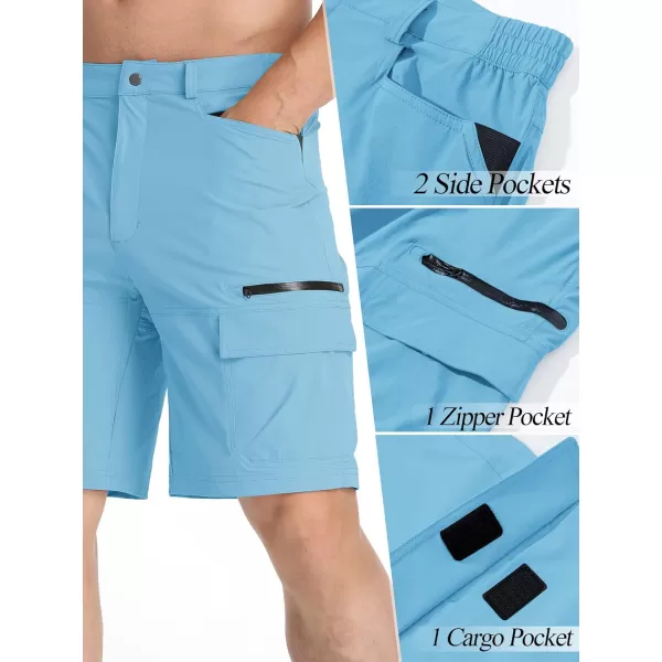 TACVASEN Men's Summer Outdoor Shorts Quick Dry Cargo Casual Hiking Shorts