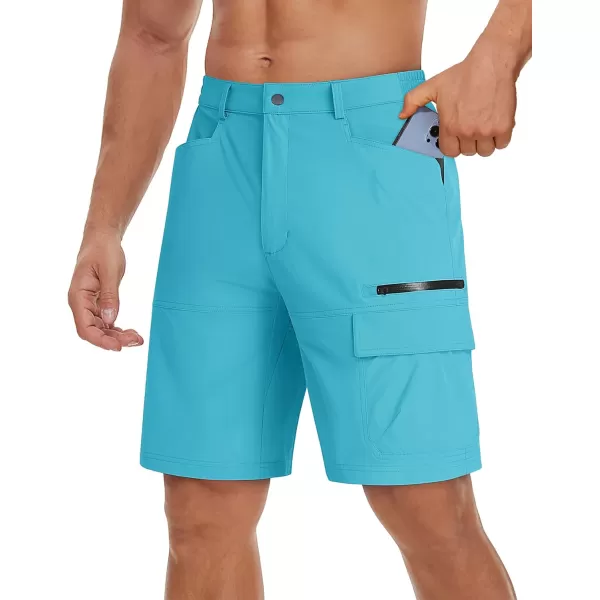 TACVASEN Men's Summer Outdoor Shorts Quick Dry Cargo Casual Hiking Shorts