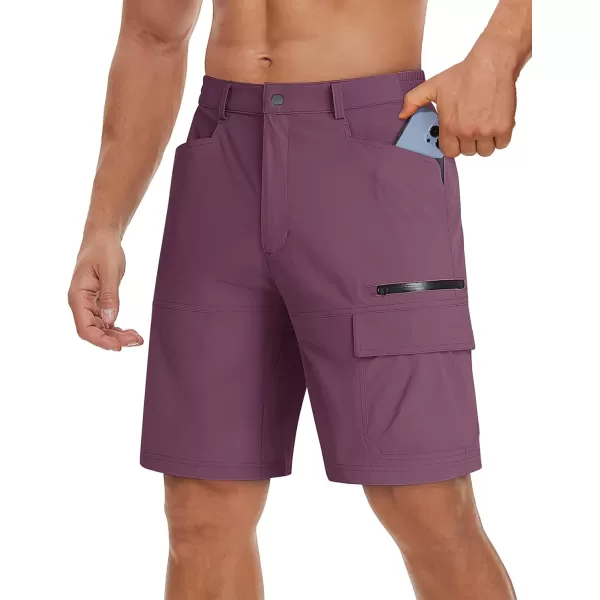 TACVASEN Men's Summer Outdoor Shorts Quick Dry Cargo Casual Hiking Shorts