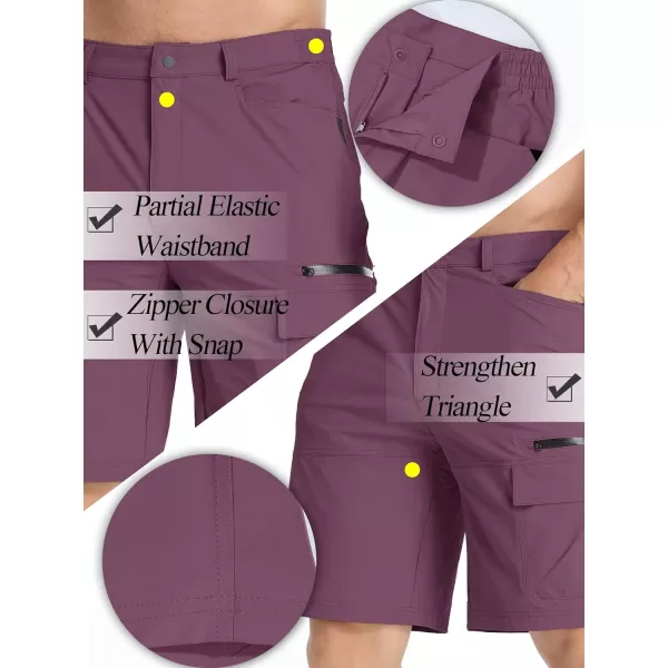 TACVASEN Men's Summer Outdoor Shorts Quick Dry Cargo Casual Hiking Shorts