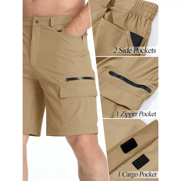 TACVASEN Men's Summer Outdoor Shorts Quick Dry Cargo Casual Hiking Shorts