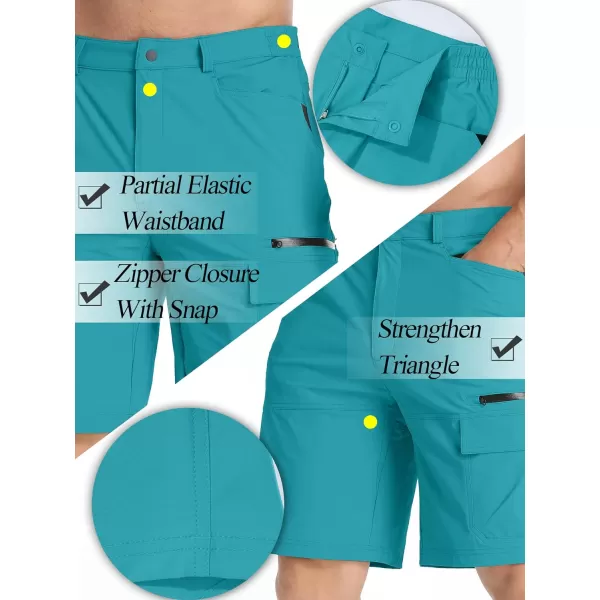 TACVASEN Men's Summer Outdoor Shorts Quick Dry Cargo Casual Hiking Shorts