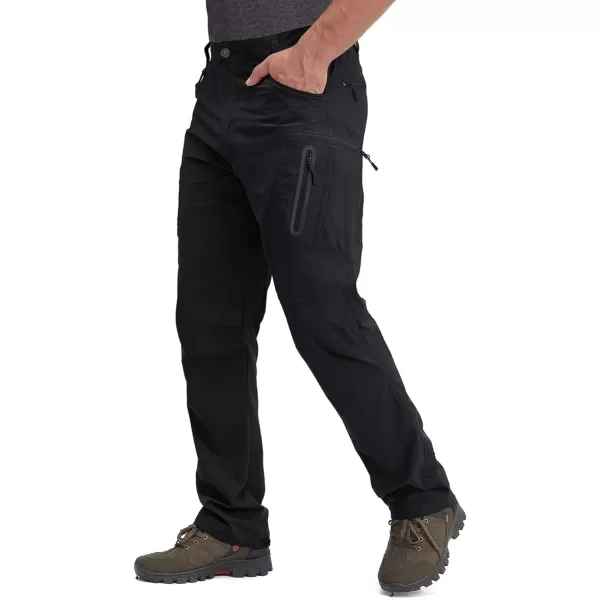 TACVASEN Men's Tactical Pants Quick-Dry Water-Resistant Lightweight Hiking Pants with 8 Pockets