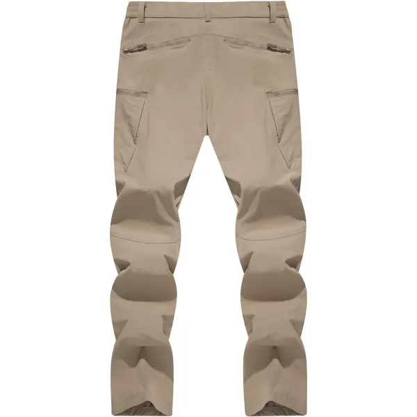 TACVASEN Men's Tactical Pants Quick-Dry Water-Resistant Lightweight Hiking Pants with 8 Pockets