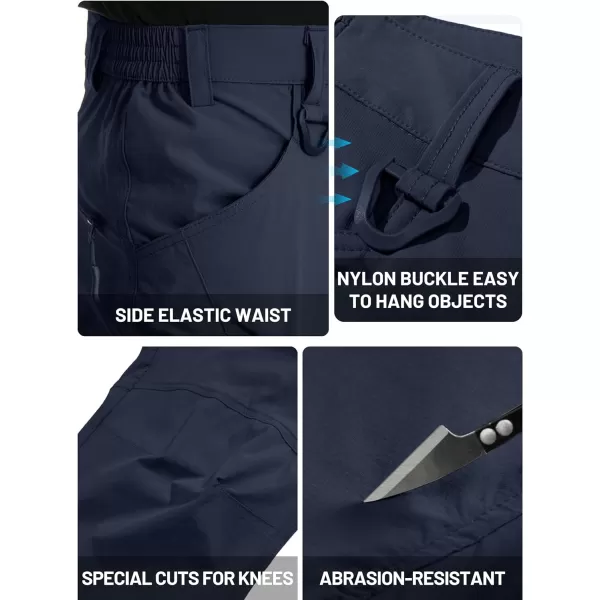 TACVASEN Men's Tactical Pants Quick-Dry Water-Resistant Lightweight Hiking Pants with 8 Pockets