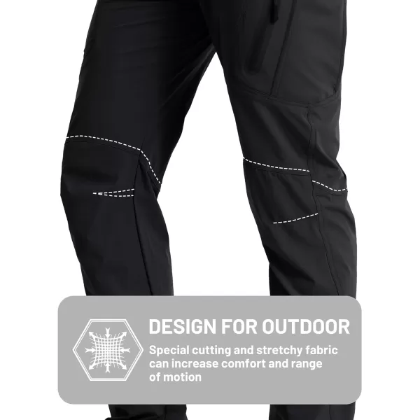 TACVASEN Men's Tactical Pants Quick-Dry Water-Resistant Lightweight Hiking Pants with 8 Pockets