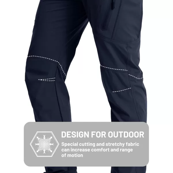 TACVASEN Men's Tactical Pants Quick-Dry Water-Resistant Lightweight Hiking Pants with 8 Pockets
