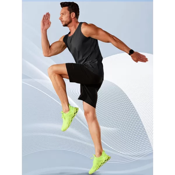 TACVASEN Men's UPF 50+ SPF Workout Sleeveless Shirts Quick Dry Muscle Shirt Lightweight Running Tank Tops