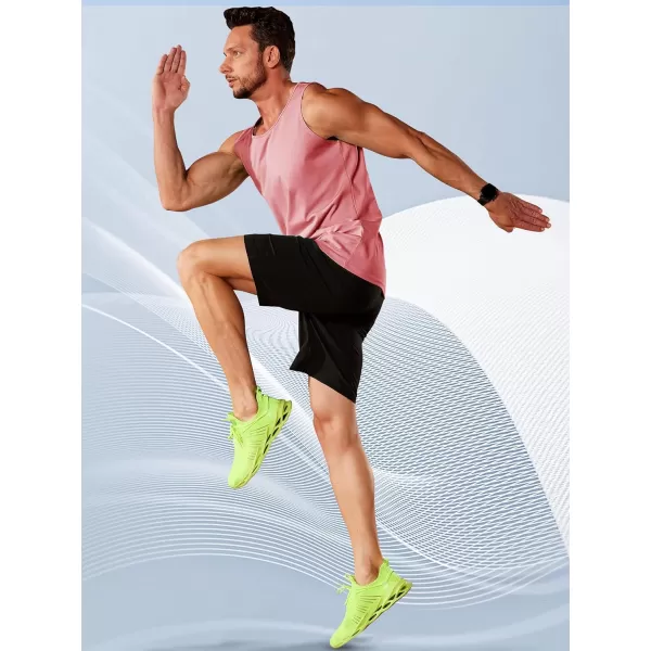 TACVASEN Men's UPF 50+ SPF Workout Sleeveless Shirts Quick Dry Muscle Shirt Lightweight Running Tank Tops