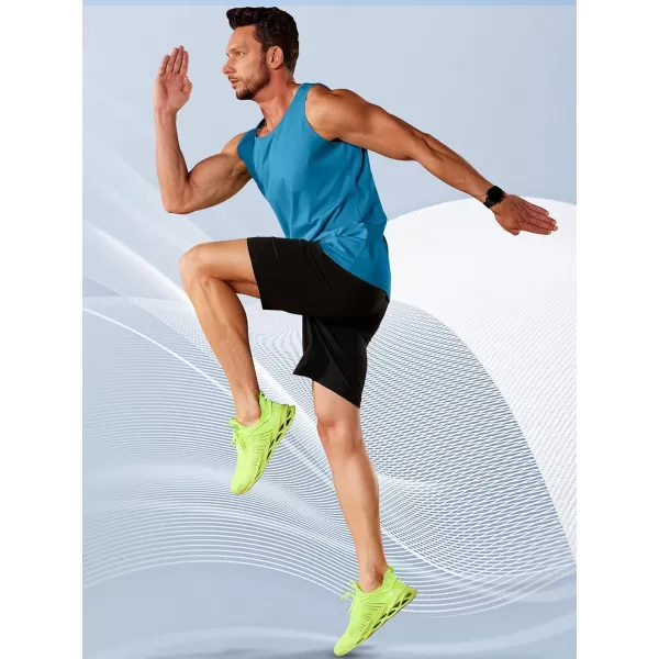 TACVASEN Men's UPF 50+ SPF Workout Sleeveless Shirts Quick Dry Muscle Shirt Lightweight Running Tank Tops