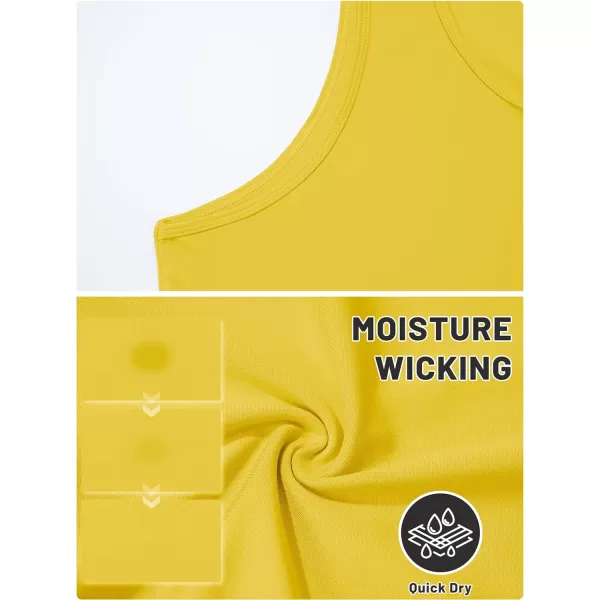 TACVASEN Men's UPF 50+ SPF Workout Sleeveless Shirts Quick Dry Muscle Shirt Lightweight Running Tank Tops