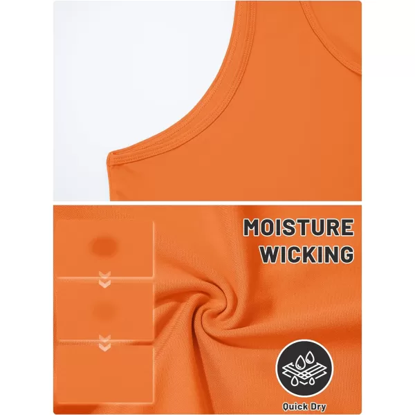 TACVASEN Men's UPF 50+ SPF Workout Sleeveless Shirts Quick Dry Muscle Shirt Lightweight Running Tank Tops