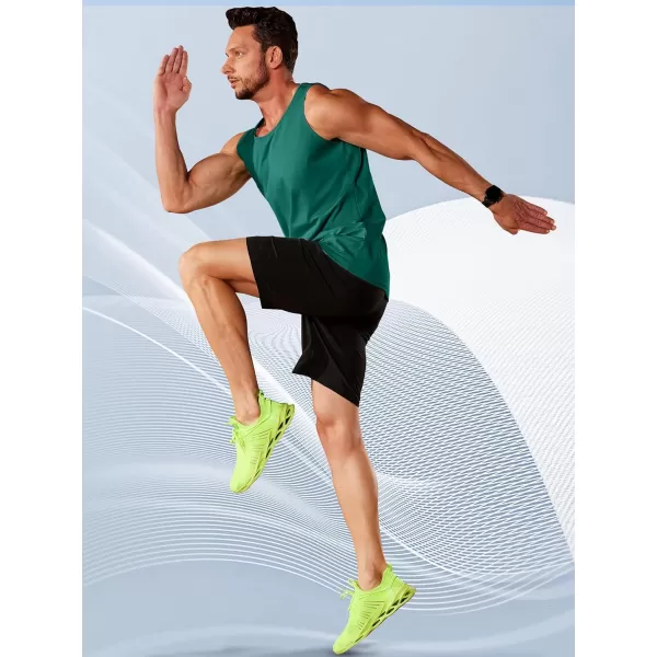 TACVASEN Men's UPF 50+ SPF Workout Sleeveless Shirts Quick Dry Muscle Shirt Lightweight Running Tank Tops