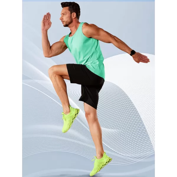 TACVASEN Men's UPF 50+ SPF Workout Sleeveless Shirts Quick Dry Muscle Shirt Lightweight Running Tank Tops