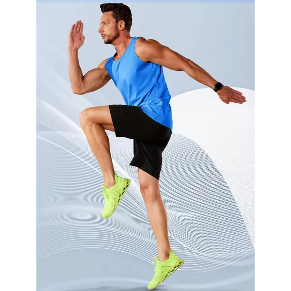 TACVASEN Men's UPF 50+ SPF Workout Sleeveless Shirts Quick Dry Muscle Shirt Lightweight Running Tank Tops