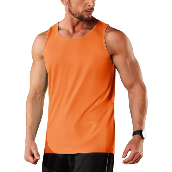 TACVASEN Men's UPF 50+ SPF Workout Sleeveless Shirts Quick Dry Muscle Shirt Lightweight Running Tank Tops