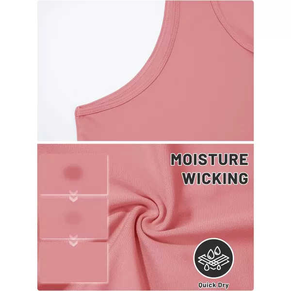TACVASEN Men's UPF 50+ SPF Workout Sleeveless Shirts Quick Dry Muscle Shirt Lightweight Running Tank Tops