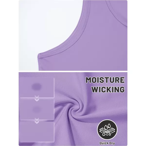 TACVASEN Men's UPF 50+ SPF Workout Sleeveless Shirts Quick Dry Muscle Shirt Lightweight Running Tank Tops