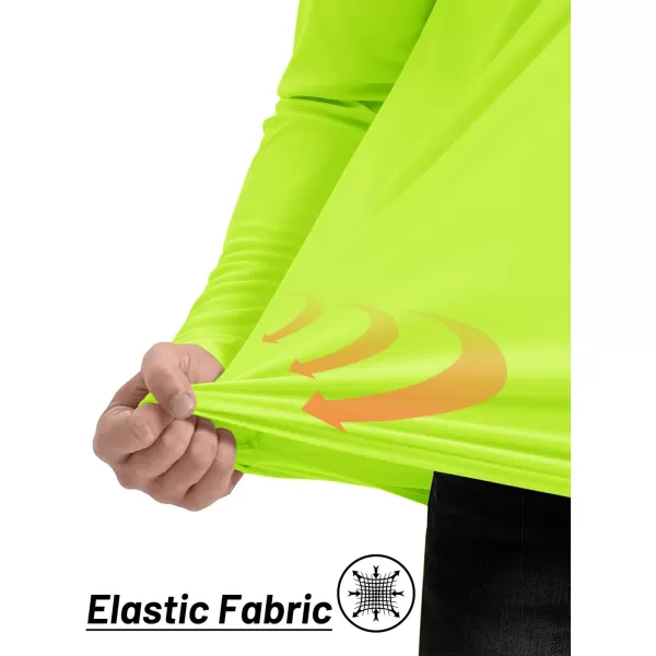 TACVASEN Men's UPF 50+ Shirts 1/4 Zip Up Sun Protection Long Sleeve Rash Guard Outdoor Hiking Fishing Running Shirts