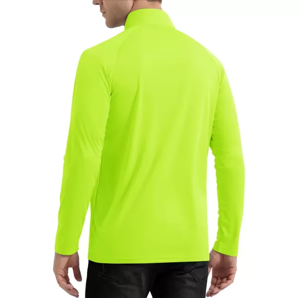 TACVASEN Men's UPF 50+ Shirts 1/4 Zip Up Sun Protection Long Sleeve Rash Guard Outdoor Hiking Fishing Running Shirts