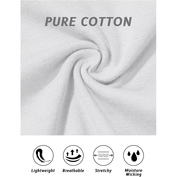 TACVASEN Women's Long Sleeve Shirt Lightweight Cotton Crewneck T-Shirts Breathable Classic-Fit Casual Tops Basic Tees