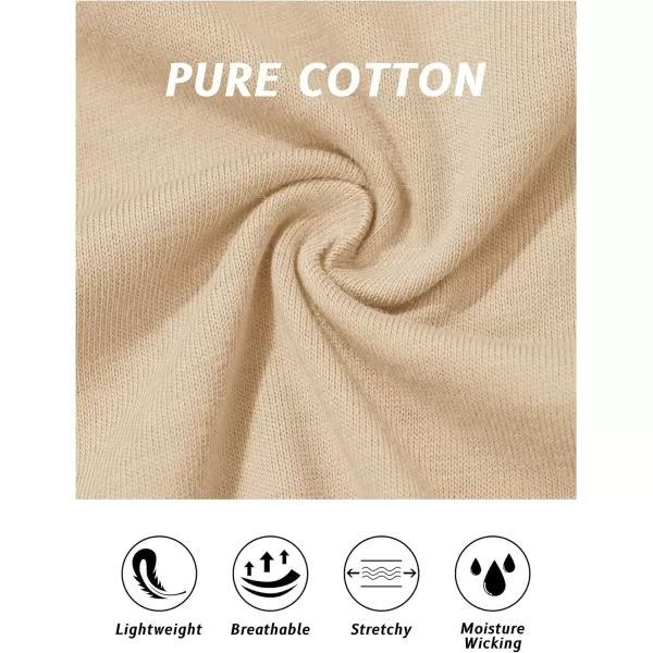 TACVASEN Women's Long Sleeve Shirt Lightweight Cotton Crewneck T-Shirts Breathable Classic-Fit Casual Tops Basic Tees