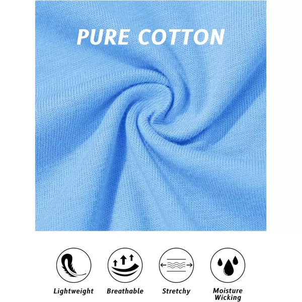 TACVASEN Women's Long Sleeve Shirt Lightweight Cotton Crewneck T-Shirts Breathable Classic-Fit Casual Tops Basic Tees