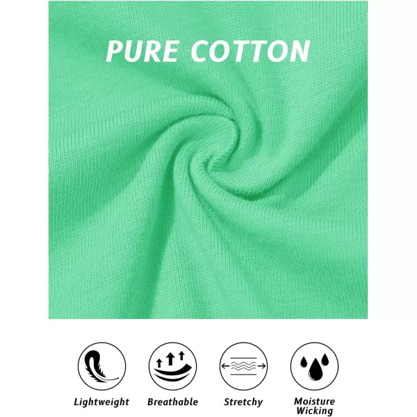 TACVASEN Women's Long Sleeve Shirt Lightweight Cotton Crewneck T-Shirts Breathable Classic-Fit Casual Tops Basic Tees