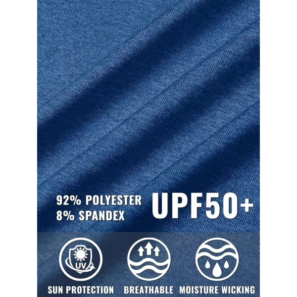 TACVASEN Women's Polo Shirts Short Sleeve Golf Quick Dry UPF 50+ Sun Protection Lightweight Collared Shirt with 4-Buttons