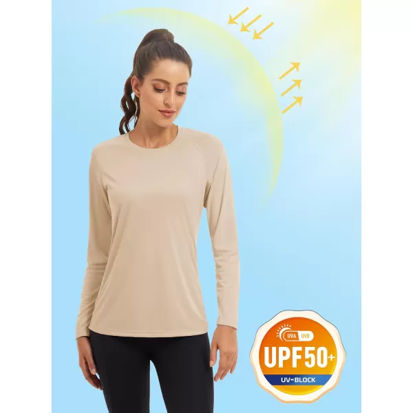 TACVASEN Women's Rash Guard Swim Shirt Sun Protection UPF 50+ Long Sleeve Sport Workout Tops