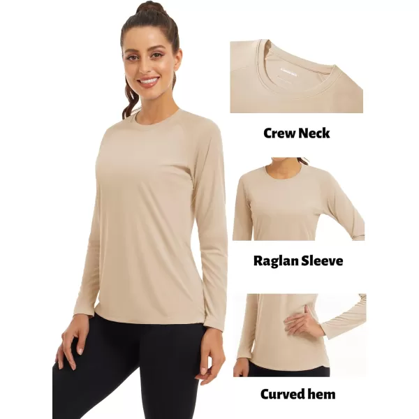 TACVASEN Women's Rash Guard Swim Shirt Sun Protection UPF 50+ Long Sleeve Sport Workout Tops