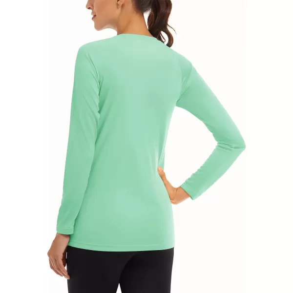 TACVASEN Women's Rash Guard Swim Shirt Sun Protection UPF 50+ Long Sleeve Sport Workout Tops