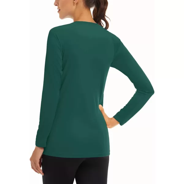TACVASEN Women's Rash Guard Swim Shirt Sun Protection UPF 50+ Long Sleeve Sport Workout Tops