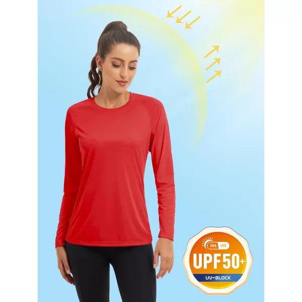 TACVASEN Women's Rash Guard Swim Shirt Sun Protection UPF 50+ Long Sleeve Sport Workout Tops