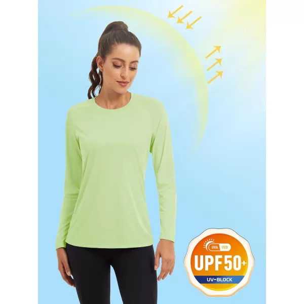 TACVASEN Women's Rash Guard Swim Shirt Sun Protection UPF 50+ Long Sleeve Sport Workout Tops