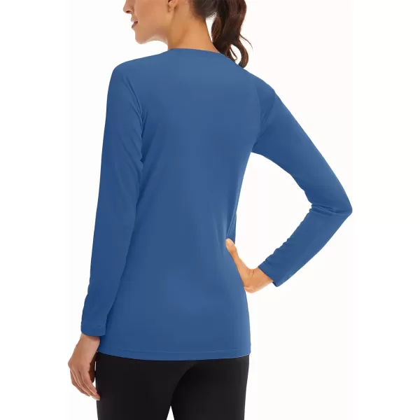 TACVASEN Women's Rash Guard Swim Shirt Sun Protection UPF 50+ Long Sleeve Sport Workout Tops