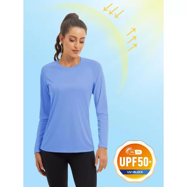 TACVASEN Women's Rash Guard Swim Shirt Sun Protection UPF 50+ Long Sleeve Sport Workout Tops