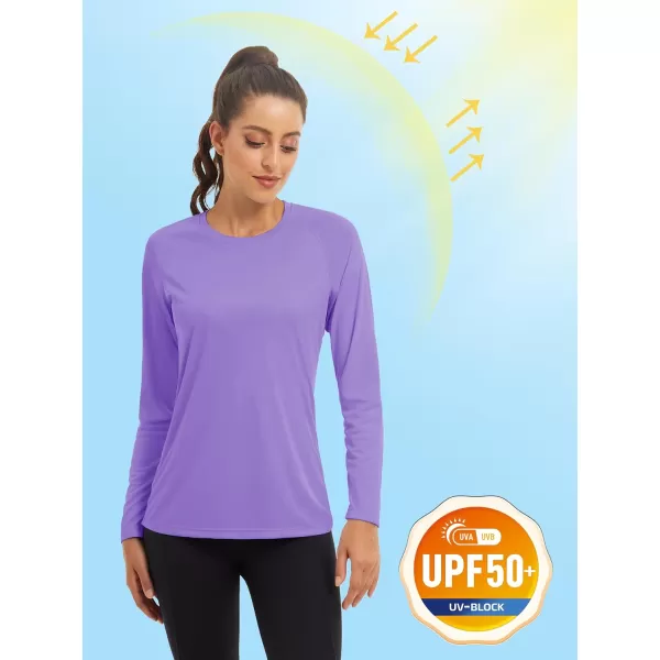 TACVASEN Women's Rash Guard Swim Shirt Sun Protection UPF 50+ Long Sleeve Sport Workout Tops