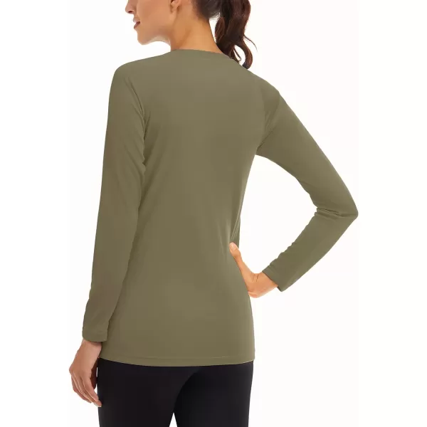 TACVASEN Women's Rash Guard Swim Shirt Sun Protection UPF 50+ Long Sleeve Sport Workout Tops