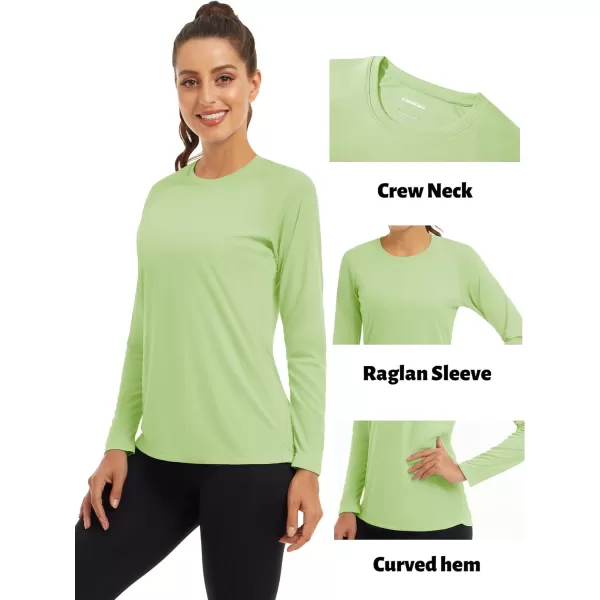 TACVASEN Women's Rash Guard Swim Shirt Sun Protection UPF 50+ Long Sleeve Sport Workout Tops
